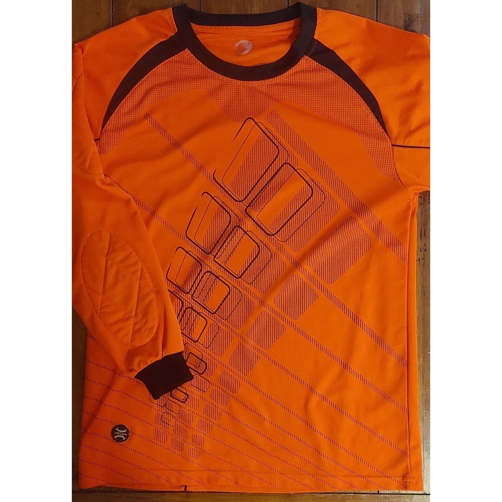 Century Martial Arts Long Sleeve‎ Training Shirt Orange Black Adult #26C